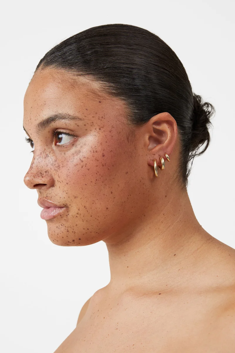 روبي 3Pk Mid Earring